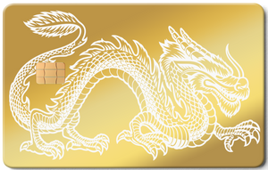 Luxury Dragon metal card with sophisticated metal card finish and multiple color variations for international clients