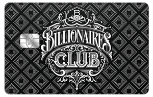 Premium Billionaires Club metal card crafted for high-net-worth individuals