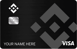Luxury Binance metal card featuring sleek crypto-inspired styling