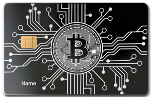 Elite Bitcoin metal card with engraved metal card details and luxurious international design