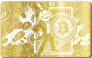 Luxury Crypto Monopoly metal card with sleek metal card construction and elite international cryptocurrency appeal