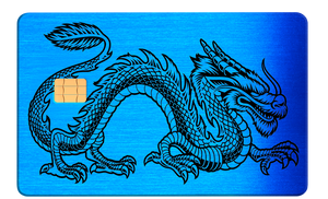Luxury Dragon metal card featuring sleek engraved metal card styling and unique color variation for elite clients
