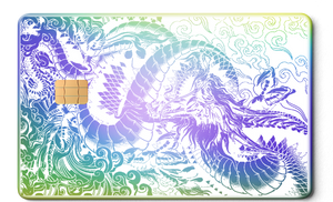 Luxury Dragon of the East metal card featuring engraved metal card details and high-end international color variations