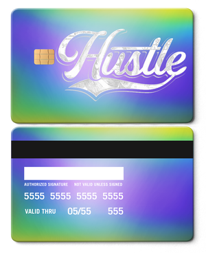 Luxury Hustle $ metal card featuring engraved metal card details and high-end international color variations