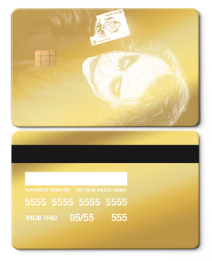 Joker metal cards with detailed engraved artwork, premium metal cards designed for collectors worldwide
