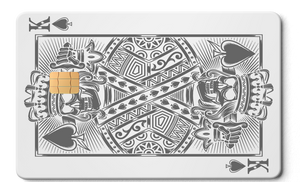 Exclusive King of Spades metal cards with premium metal finish, luxury custom metal cards for global markets