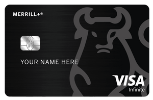 Elegant Merrill+ metal card featuring high-end professional style