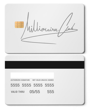 Exclusive Millionaires Club metal cards with premium metal finish, luxury custom metal cards for international buyers