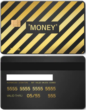 Exclusive Money metal card with sophisticated engraved artwork, premium custom metal card worldwide