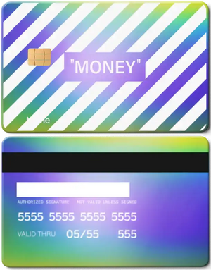 Exclusive limited edition Money metal card with unique engraving, high-end custom metal card worldwide
