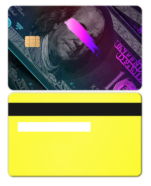 Ultra-premium Neon Franklin metal card with luxurious engraved design, elite custom metal card for global buyers