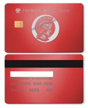 Exclusive luxury Premier Black metal card with premium engraving, elite custom metal card for international markets
