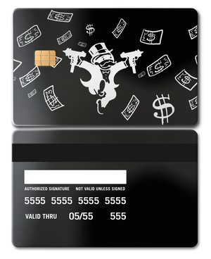 Premium Raining Monopoly metal card showcased with luxury craftsmanship, custom metal card for global collectors