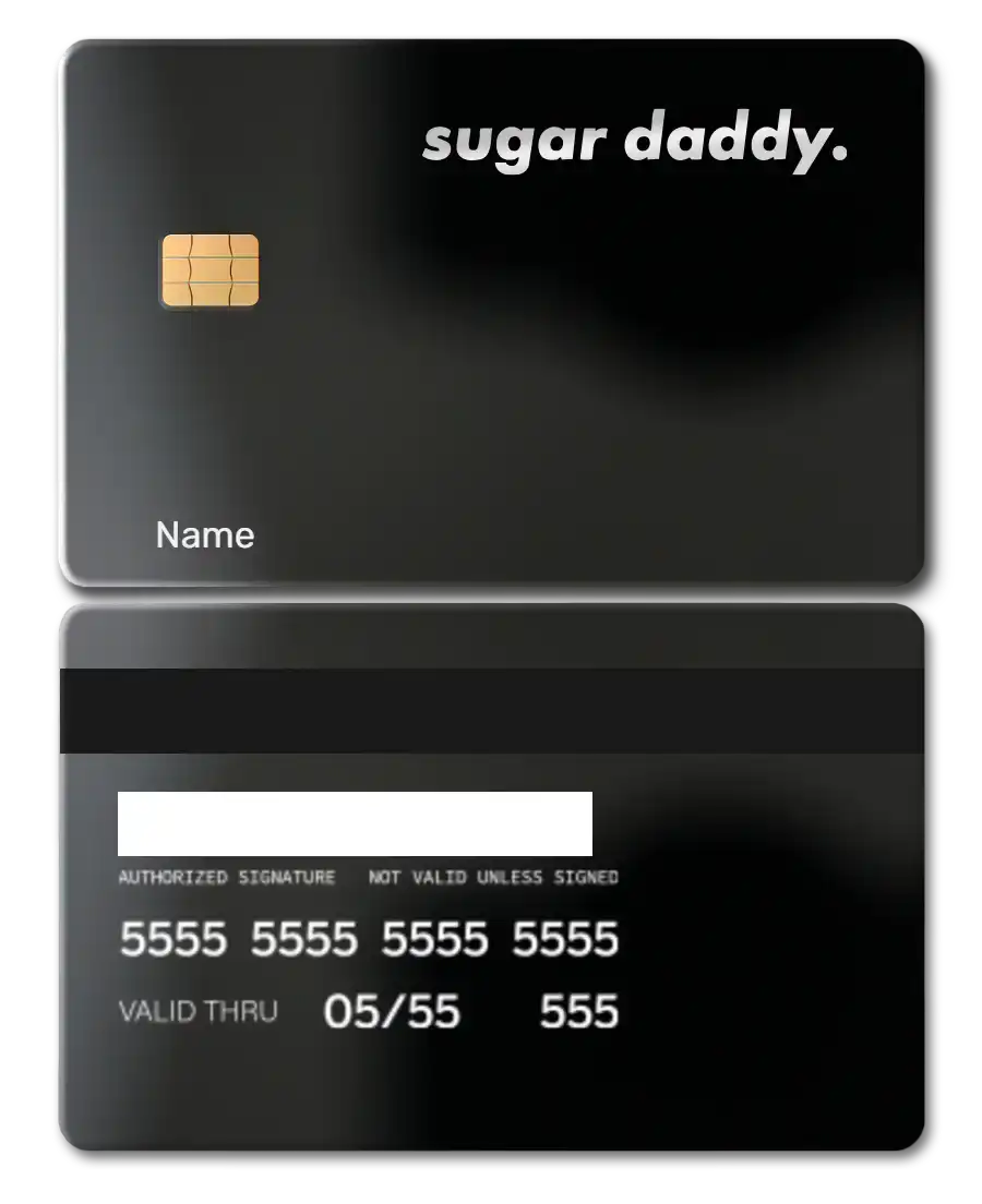 Luxury Sugar Daddy metal card featuring intricate engraving, elite custom metal card for global markets