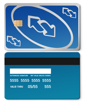 Elite UNO Reverse metal card with meticulous finishing, premium custom metal card for international buyers
