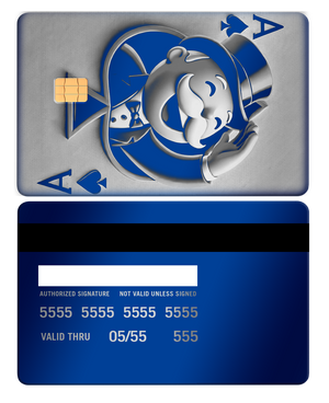 Elite Ace Of Monopoly metal card with premium metal card craftsmanship for international collectors