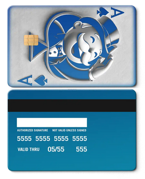 Luxury Ace Of Monopoly metal card with sleek metal card construction and elite international appeal