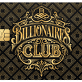 Billionaire's Club metal card by Gold Wraps, premium stainless steel wealth card
