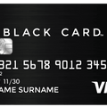 Black Card metal card by Gold Wraps, premium matte black stainless steel card
