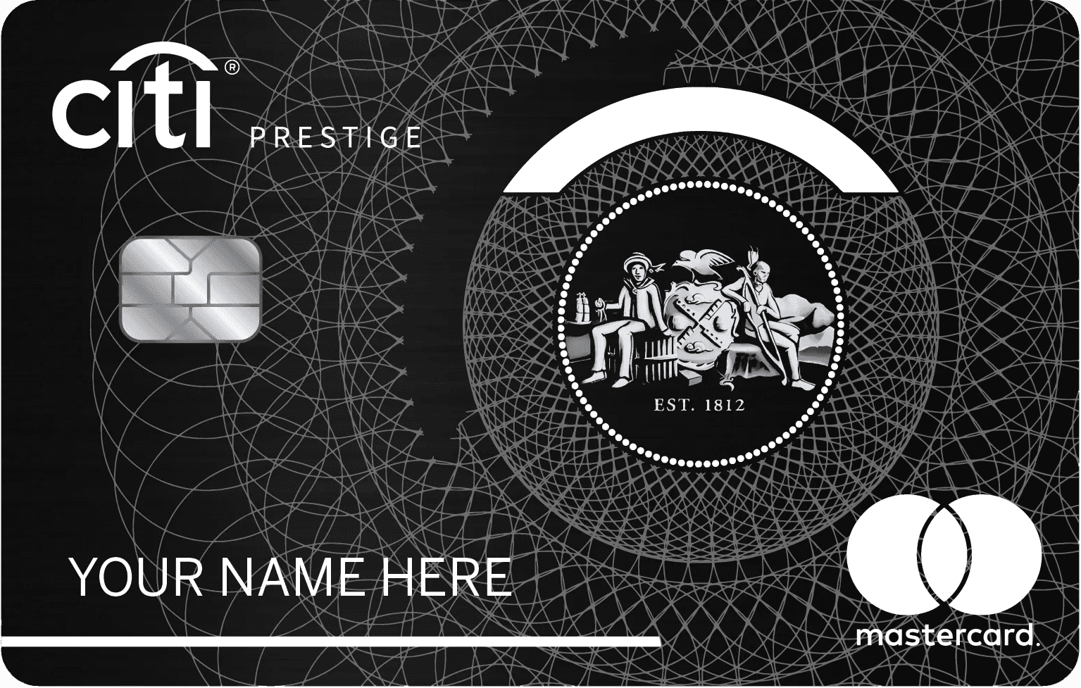 Citi metal card by Gold Wraps, premium stainless steel banking card in black and black gold