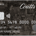 Coutts Silk metal card by Gold Wraps, premium black stainless steel with silk-texture finish