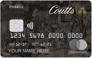 Coutts Silk metal card by Gold Wraps, premium black stainless steel with silk-texture finish