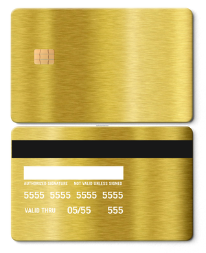 Exclusive Customize Your Own metal card with high-end metal card finish and premium color variations