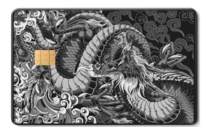 Luxury Dragon of the East metal card featuring sleek engraved metal card styling and unique color variation for elite clients