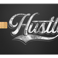 Hustle dollar metal card by Gold Wraps, premium stainless steel with dollar sign design