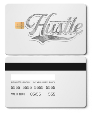 Premium Hustle $ metal card with sleek metal card construction, vibrant color variations, and luxurious design for global collectors
