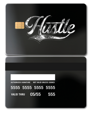 Luxury Hustle $ metal card with sophisticated metal card finish and multiple color variations for international clients