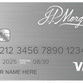 JP Morgan Reserve metal card by Gold Wraps, premium silver stainless steel banking card