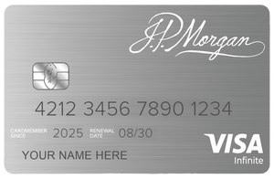 JP Morgan Reserve metal card by Gold Wraps, premium silver stainless steel banking card