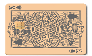 High-end King of Spades metal cards designed as collector showpieces, luxury custom metal cards globally