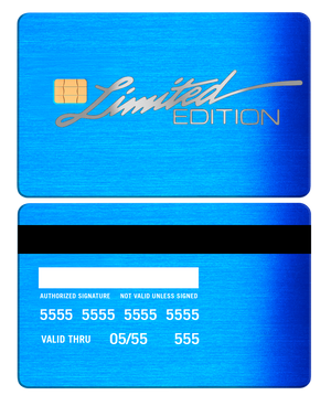 Premium Limited Edition metal cards displayed with luxury craftsmanship, custom metal cards for global collectors