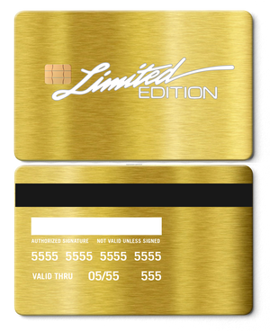 Ultra-premium Limited Edition metal cards with luxurious engraved design, elite custom metal cards for global buyers