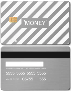 Money metal card with intricate engraved artwork, premium custom metal card for international collectors
