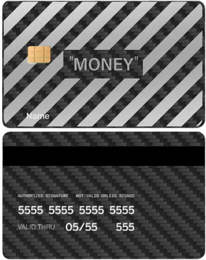 High-end personalized Money metal card with precision engraving, luxury metal card for collectors