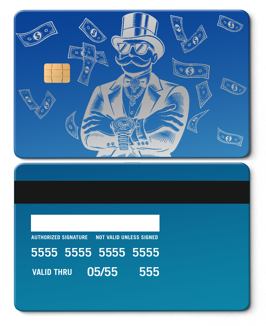 Ultra-premium Monopoly Boss metal cards with luxurious engraved design, elite custom metal cards for global buyers