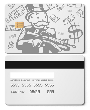 Exclusive Monopoly Man metal cards with premium metal finish, luxury custom metal cards for global buyers