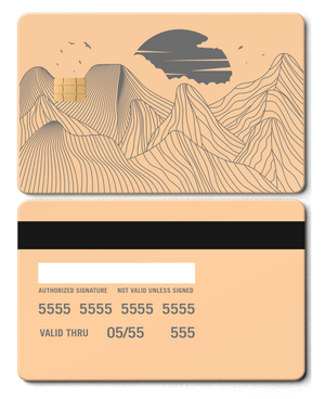 High-end Mountain Line metal cards designed as collector showpieces, luxury custom metal cards globally