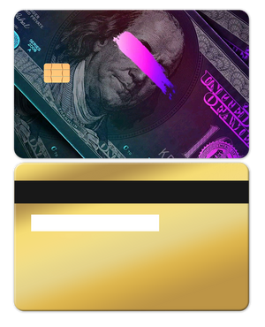Elite Neon Franklin metal card with meticulous finishing, premium custom metal card for international buyers