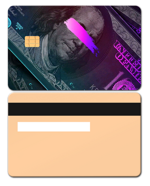 Exclusive Neon Franklin metal card with premium metal finish, high-end custom metal card for international buyers