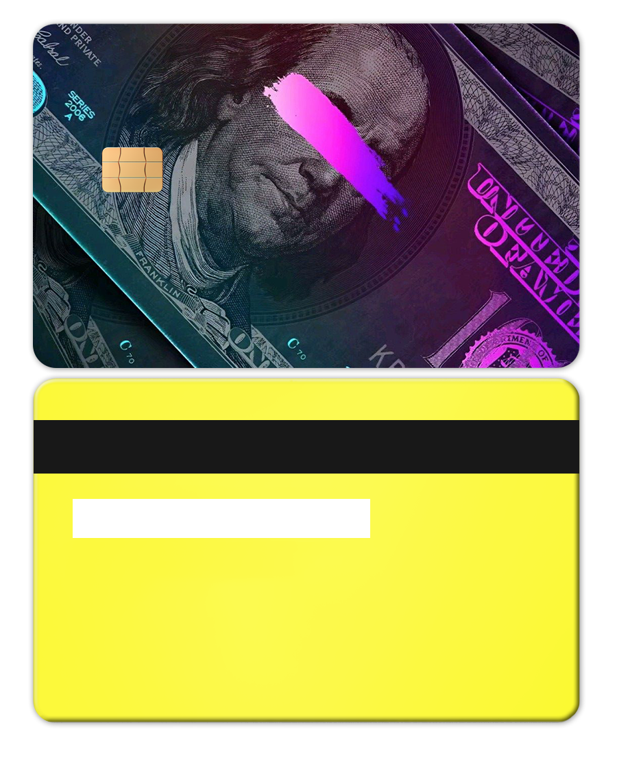Ultra-premium Neon Franklin metal card with luxurious engraved design, elite custom metal card for global buyers