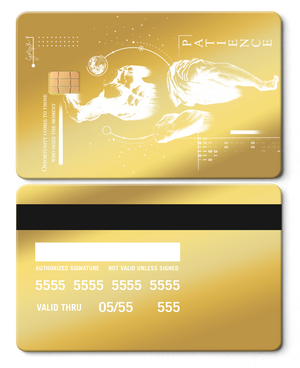 Ultra-premium Overpowered metal card with luxurious engraved design, elite custom metal card for global buyers