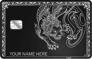 Panther metal card by Gold Wraps, premium stainless steel with panther design