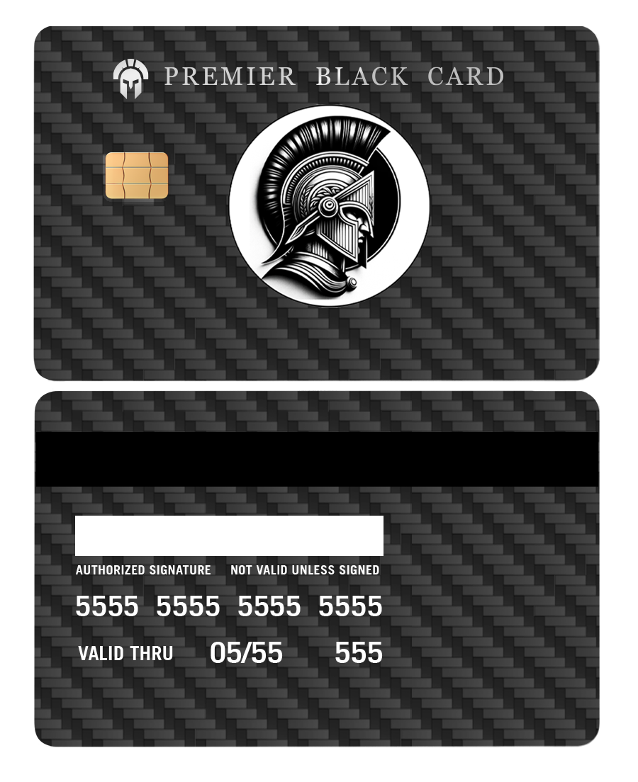 Elite Premier Black metal card with meticulous finishing, premium custom metal card for international buyers