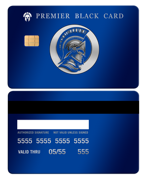 Exclusive limited edition Premier Black metal card with unique engraving, high-end custom metal card worldwide