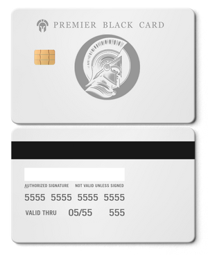 Exclusive Premier Black metal card with premium metal finish, high-end custom metal card for international buyers