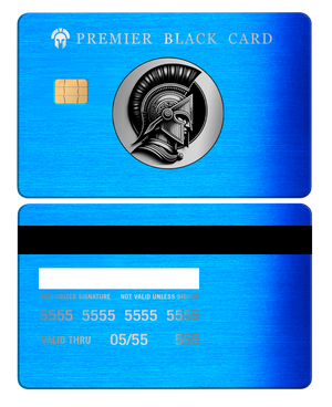 Luxury Premier Black metal card featuring intricate engraving, elite custom metal card for global markets